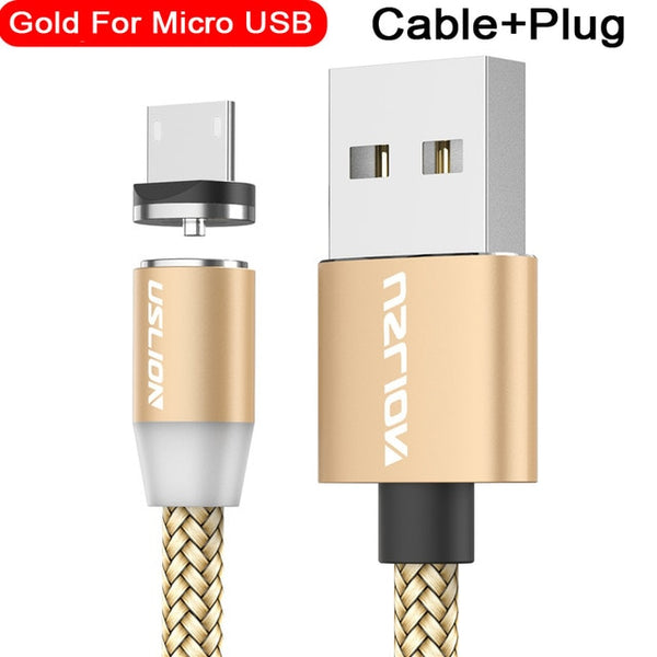 Magnetic Micro USB Cable With Lightning Fast Charging And Magnet For Mobile Phones