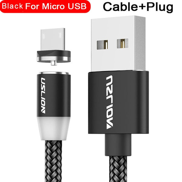 Magnetic Micro USB Cable With Lightning Fast Charging And Magnet For Mobile Phones